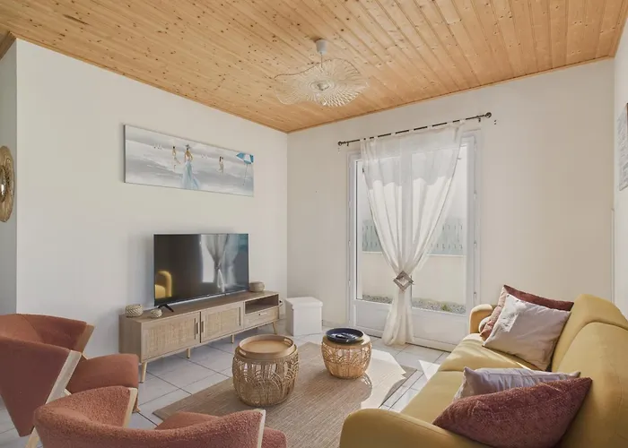 Jolie Maison Avec Extérieur Pour 6 Proche Hébergement de vacances Saint-Hilaire-de-Riez